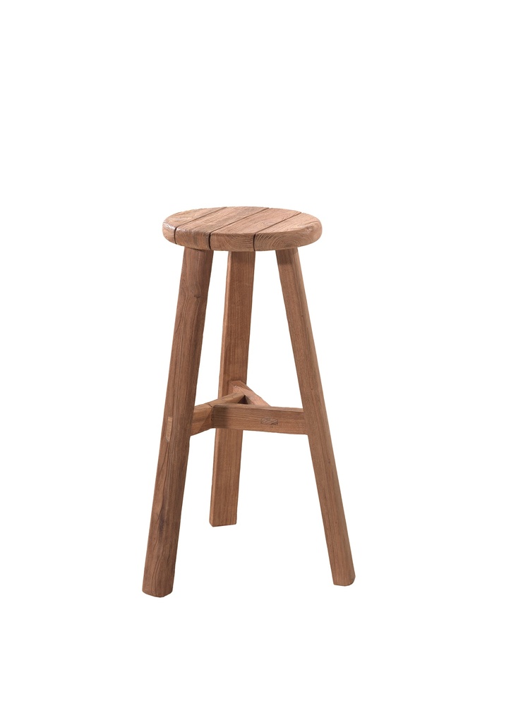 Ribero bar chair recycled teak | gescova.com